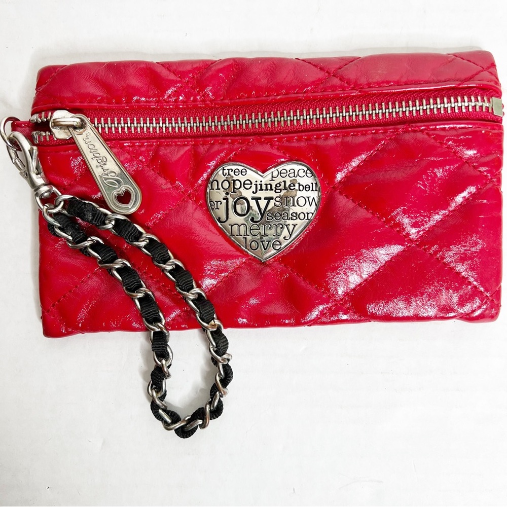- Brighton Red Jingle Pouch Wristlet